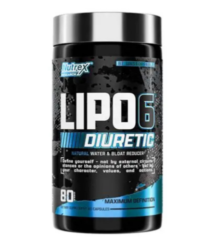 NUTREX LIPO 6 BLACK DIURETIC 80CAP |لیپو ۶ مشکی دیورتیک نوترکس ۸۰ کپسولی