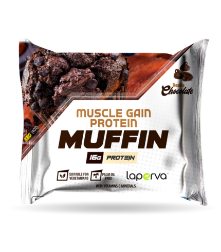 LAPERVA MUSCLE GAIN MUFFIN DOUBLE CHCO 113G | مافین پروتئینی لاپروا با طعم شکلات دبل