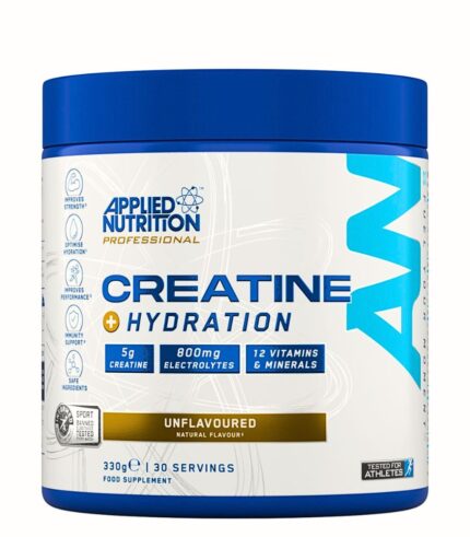 Applied Nutrition Creatine + Hydration Unflavoured 330g | کراتین + آبرسان بدون طعم اپلاید نوتریشن ۳۳۰ گرم