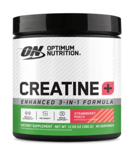 ON CREATINE + POWDER STRAWBERRY PEACH 360G | پودر کراتین + توت فرنگی و هلو ۳۶۰ گرم